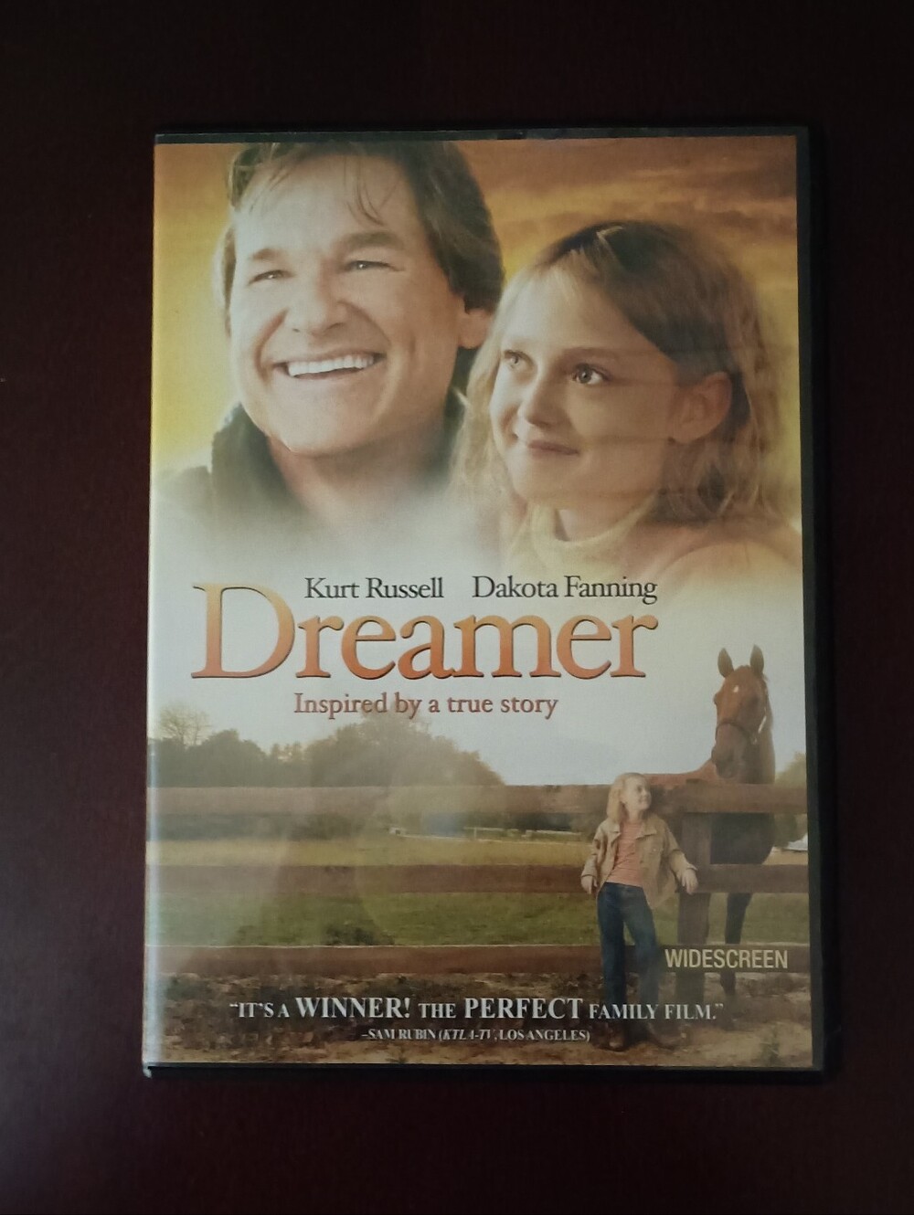 3/$10 🌟 Dreamer Movie DVD Kurt Russell & Dakota Fanning